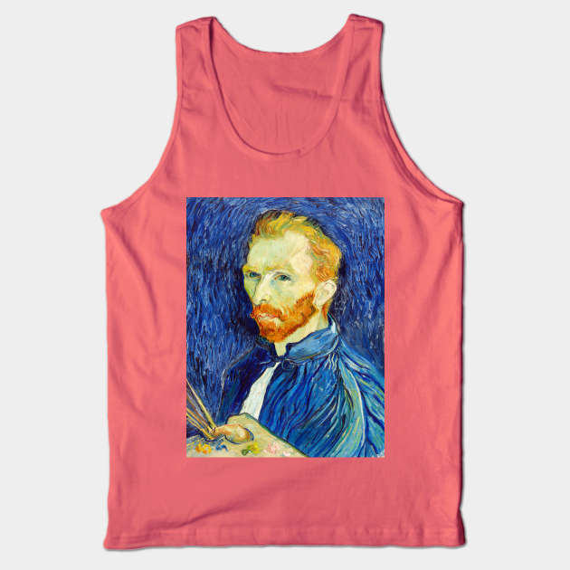 Self-Portrait by Vincent van Gogh Tank Top by MasterpieceCafe